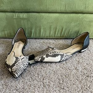 Sam & Libby pointy toe d’orsay flats